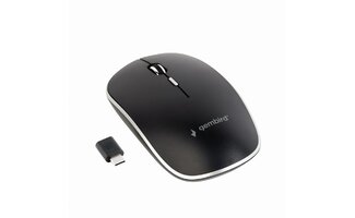 Gembird Stille draadloze muis, USB-C ontvanger (MUSW-4BSC-01)