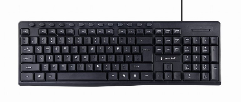 rommel Interpersoonlijk vrijgesteld Gembird Multimedia toetsenbord zwart USB - Qwerty-Tech.nl
