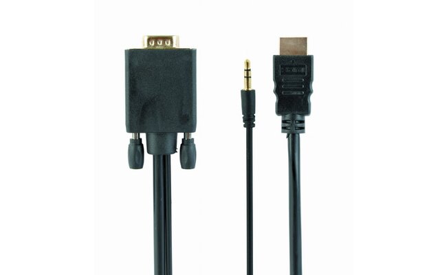 Gembird HDMI naar VGA kabel met audio, 1.8 meter