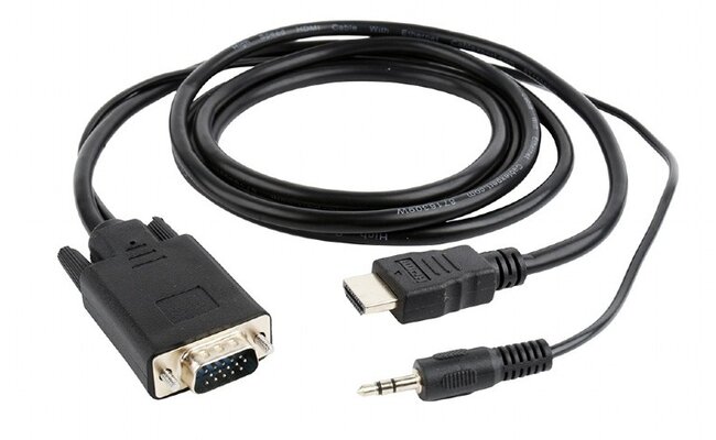 Gembird HDMI to VGA cable with audio, 1.8 meter