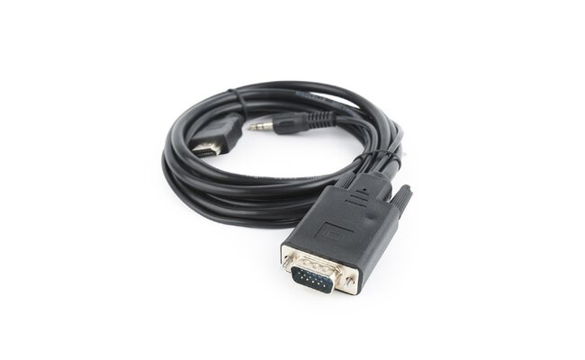 Gembird HDMI to VGA cable with audio, 1.8 meter