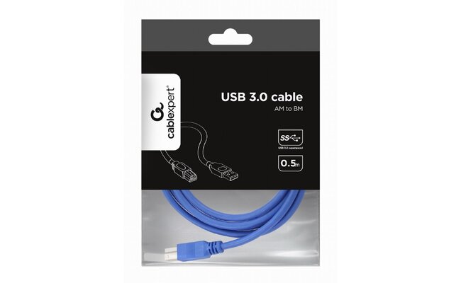 Gembird USB 3.0 (AM/BM) kabel, 1.8m