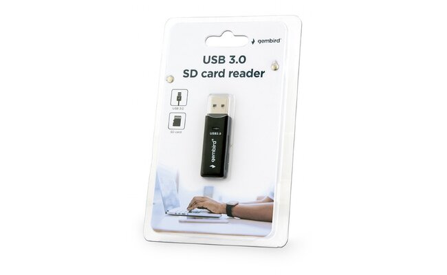Gembird All-in-1 compact SD USB 3.0 card reader