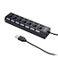 Gembird 7 poorts USB 2.0 hub met voeding