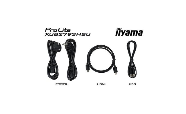 iiyama ProLite XUB2793HSU-B5 LED display 68,6 cm (27") 1920 x 1080 Pixels Full HD Zwart