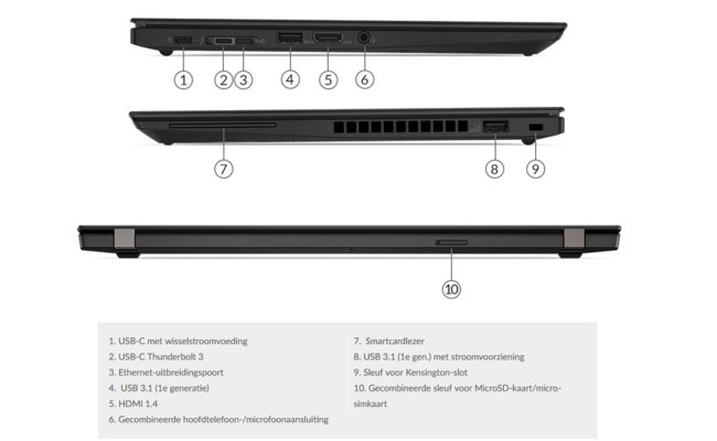 Lenovo ThinkPad T490s - Intel® Core™ i7-8565U