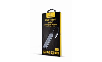 5-in-1: 3-port USB hub, 4K HDMI and PD charging support. Durable premium quality aluminum casing