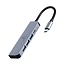 5-in-1: 3-port USB hub, 4K HDMI and PD charging support. Durable premium quality aluminum casing