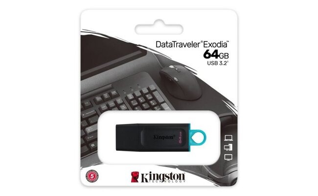 Kingston Datatraveler Exodia 64GB USB 3.2.