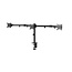 Triple monitor arm for desk mounting, 17”-27”