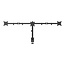Triple monitor arm for desk mounting, 17”-27”