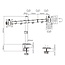 Dual monitor arm for desk mounting, 17”-32”