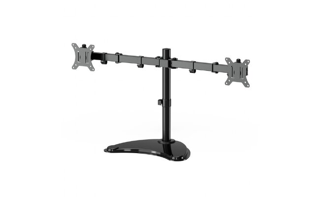 Bureaustandaard voor twee monitoren (draaien, kantelen, roteren), 13“-32”