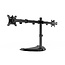 Desk stand for two monitors (swivel, tilt, rotate), 13“-32”