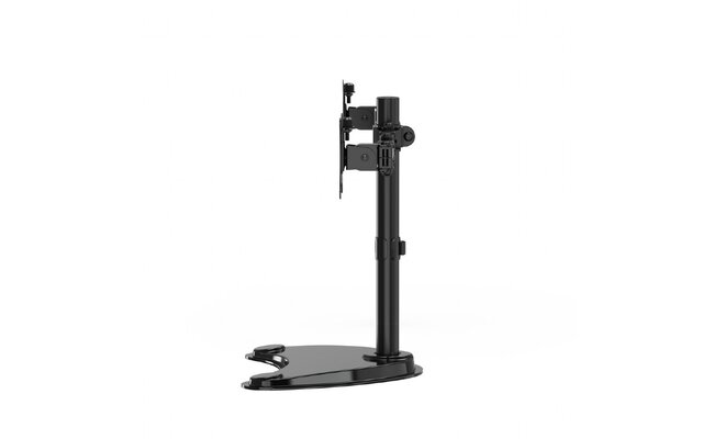 Desk stand for two monitors (swivel, tilt, rotate), 13“-32”