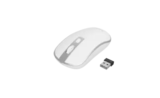 Gembird Draadloze muis, wit/zilver (MUSW-4B-06-WS)