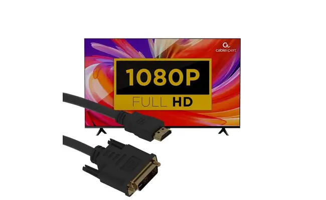 Cablexpert HDMI naar DVI adapterkabel, 1,8 m (CC-HDMI-DVI-6)