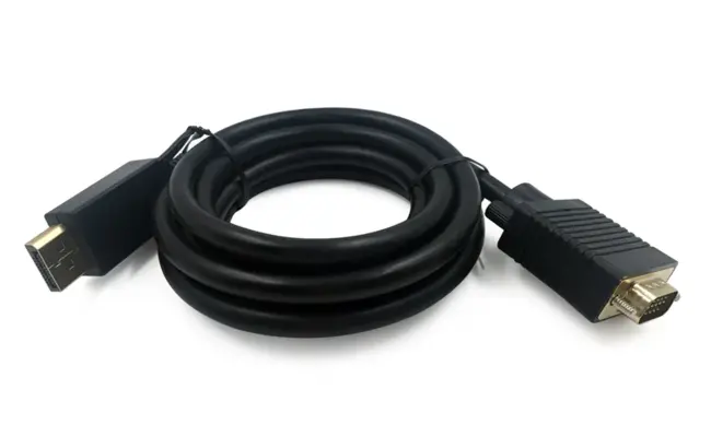 Cablexpert DisplayPort naar VGA adapterkabel, zwart, 1,8 m (CCP-DPM-VGAM-6)