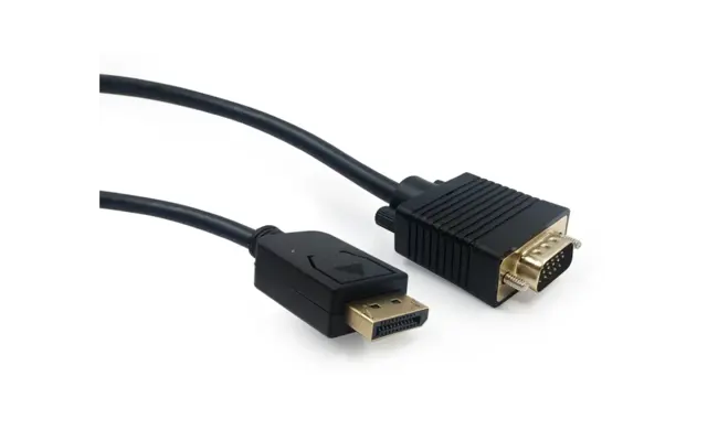 Cablexpert DisplayPort naar VGA adapterkabel, zwart, 1,8 m (CCP-DPM-VGAM-6)