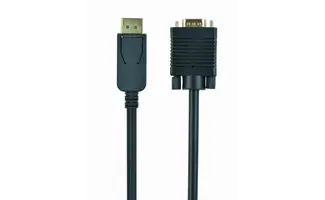 Cablexpert DisplayPort naar VGA adapterkabel, zwart, 1,8 m (CCP-DPM-VGAM-6)