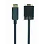Cablexpert DisplayPort naar VGA adapterkabel, zwart, 1,8 m (CCP-DPM-VGAM-6)
