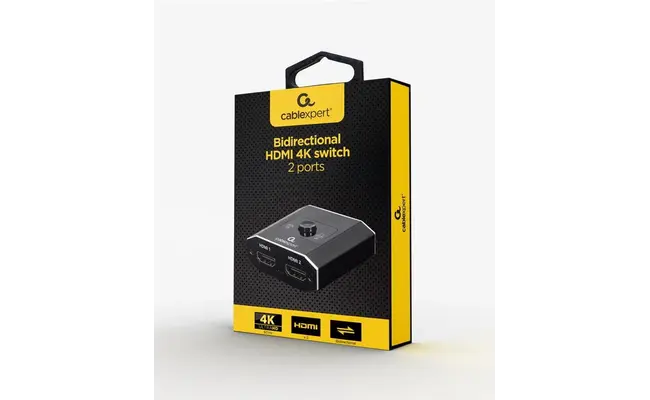 Cablexpert Bi-directionele HDMI 4K-switch, 2 poorten (DSW-HDMI-21)