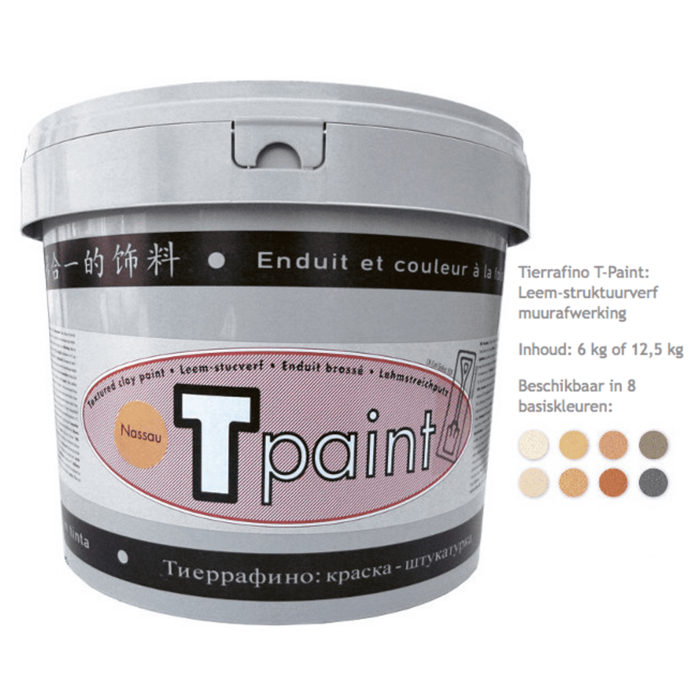Tierrafino T-Paint – Dover wit – 1 kg