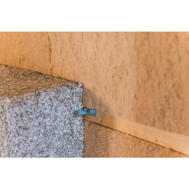 Verbinding 8 cm Isohemp hennepbouw Verbinding 8 cm Isohemp hennepbouw
