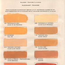 Kleurenkaarten Calcatex