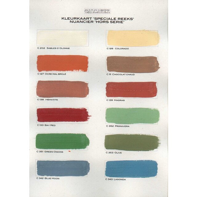 Kleurenkaarten Calcatex