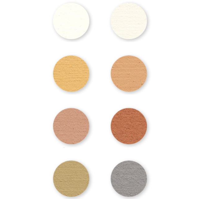 Tierrafino I-Paint – Ecologische leemverf voor muren en plafonds. Damp-open, antistatisch en mat. Verkrijgbaar in 0,75 L, 5 L en 10 L, in 8 basiskleuren.