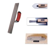 Tierrafino Japanse Spanen – Flexibele kunststof en metalen spanen voor leemfinish, tadelakt en kalkpleister, verkrijgbaar in 18, 21, 24 en 27 cm