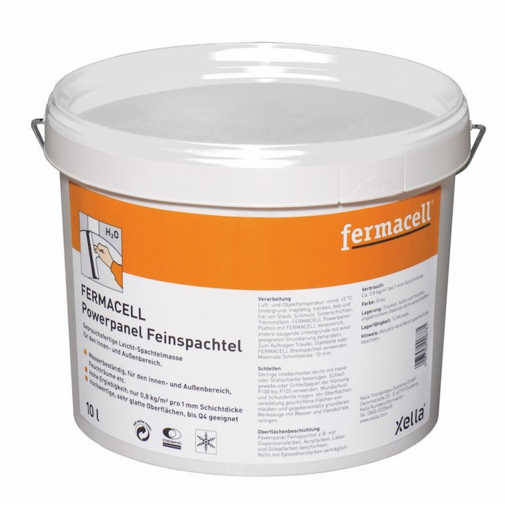 Fermacell Fermacell Powerpanel afwerkmortel pasteus