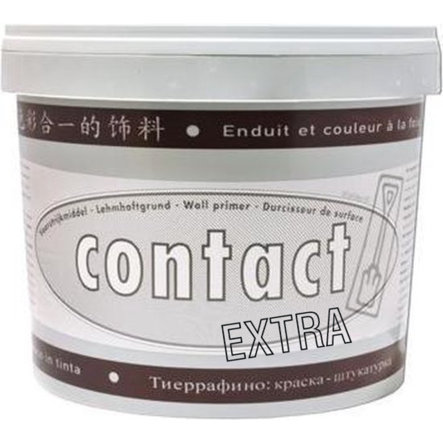 Tierrafino Contact Extra – Dekkende hechtprimer/voorstrijk voor gladde of sterk zuigende ondergronden