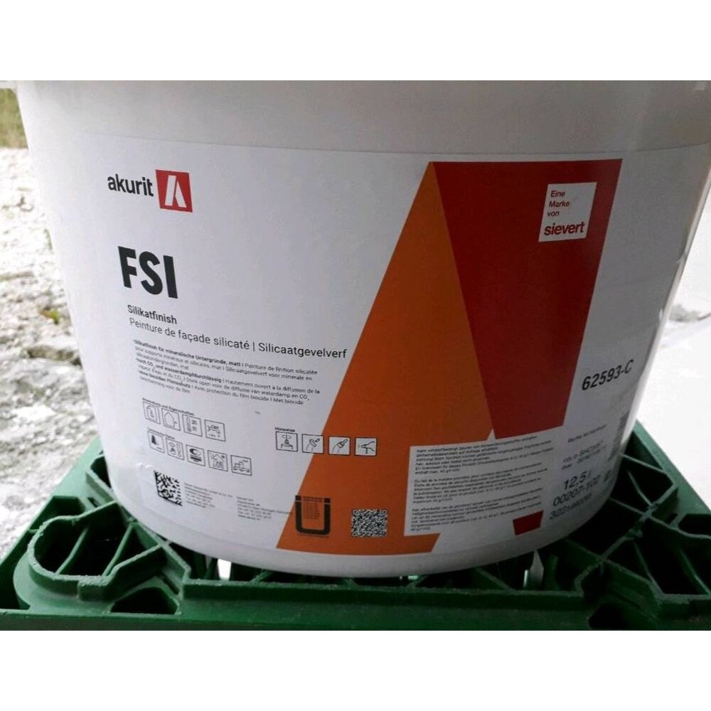 Silicaat gevelverf standaard wit 12,5 L