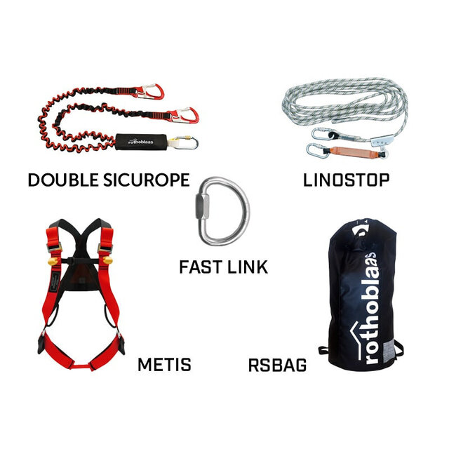 Medium dak valbeveiligingsset