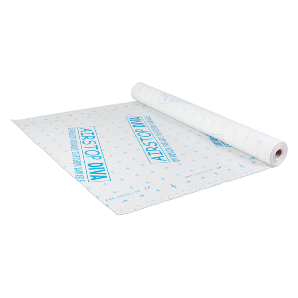 AIRSTOP DIVA+ – Vochtvariabele damprem - 1,5 x 50 m