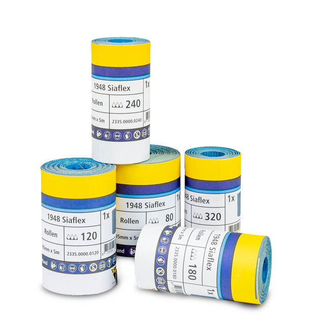 1948 Siaflex  Schuurpapier per rol a 5 meter 1948 Siaflex  Schuurpapier per rol a 5 meter