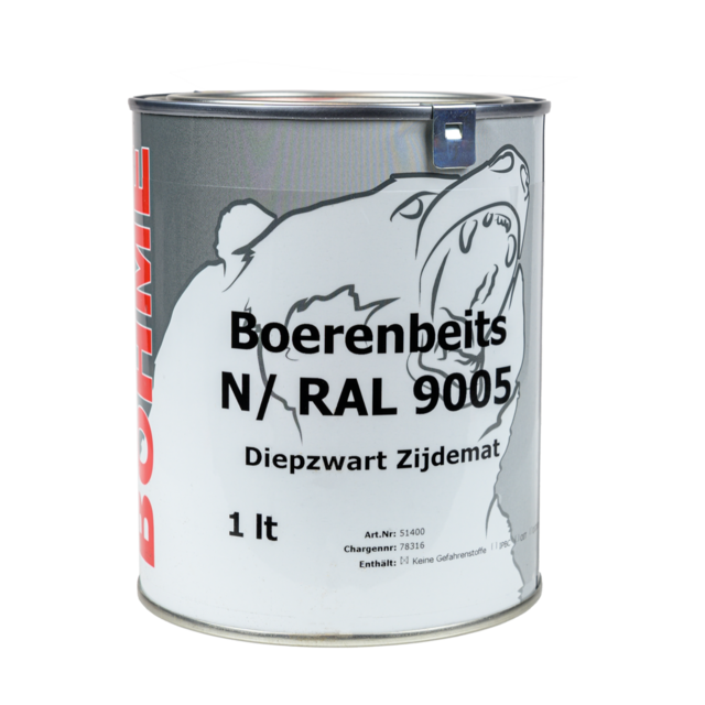 Boerenbeits RAL 9005 Diepzwart