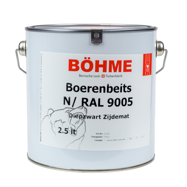 Boerenbeits RAL 9005 Diepzwart