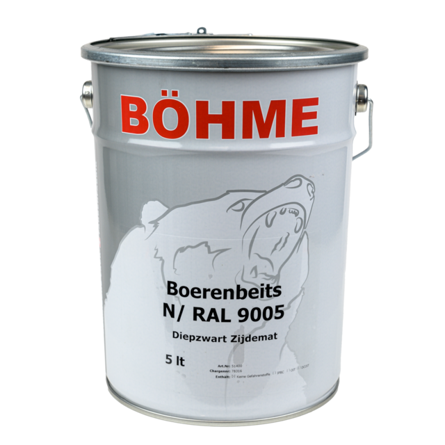 Boerenbeits RAL 9005 Diepzwart