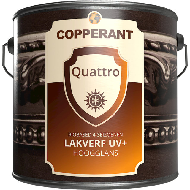 Copperant Quattro Hoogglans UV+ - Duurzame Biobased Buitenlak met UV-bescherming