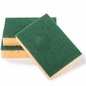 Schuurspons geel/groen
