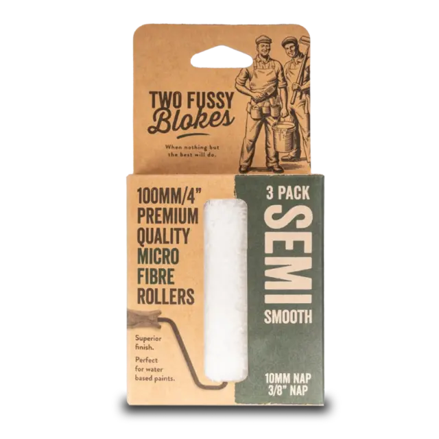 Two Fussy Blokes Semi Smooth microvezel verfroller