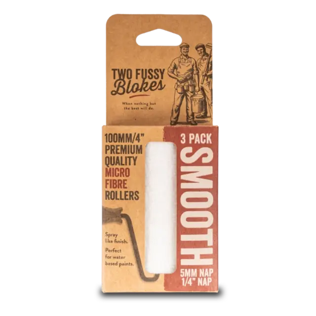 Two Fussy Blokes Smooth microvezel verfroller