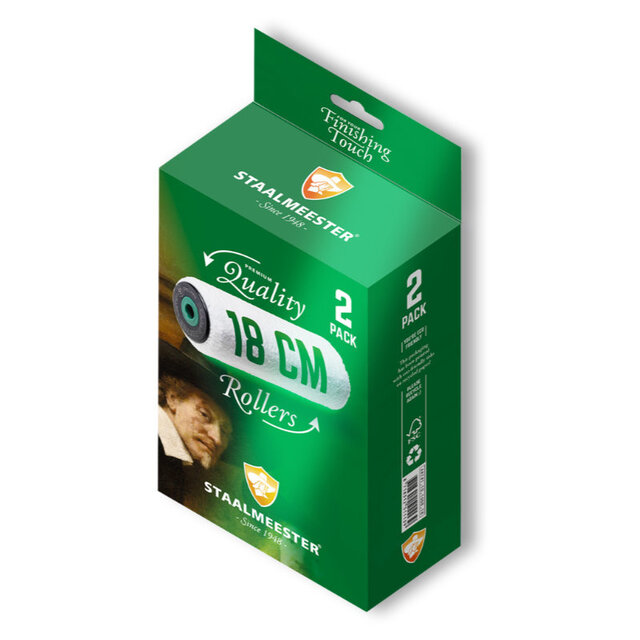 Staalmeester microvilt verfrollers - serie 1606