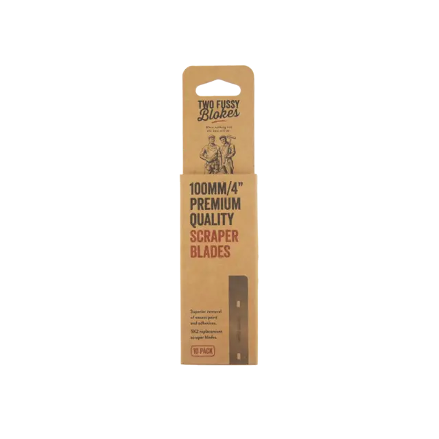 Two Fussy Blokes vervangingsmesjes voor glasschraper/glass scraper 10 pack