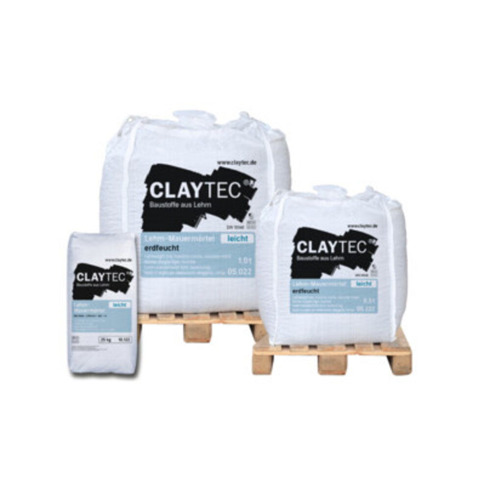 ClayTec Leem metselmortel lichtleemsteen