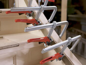 Lijmklem met snelspanner