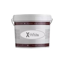 Tierrafino X-White Fijnleemstuc – Wit leemstuc voor gladde of geschuurde wand- en plafondafwerking, 6 kg emmer & 20 kg zak